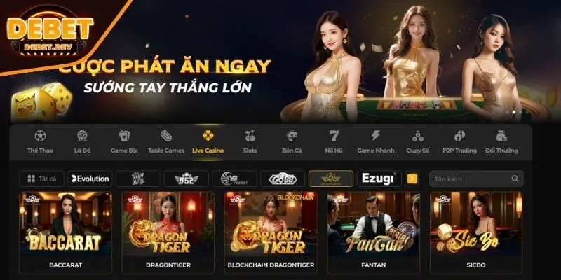 Tìm hiểu về Casino DEBET